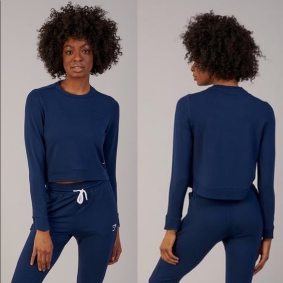EUC {GYMSHARK} Solace Sweater, Sapphire Blue - Picture 2 of 8